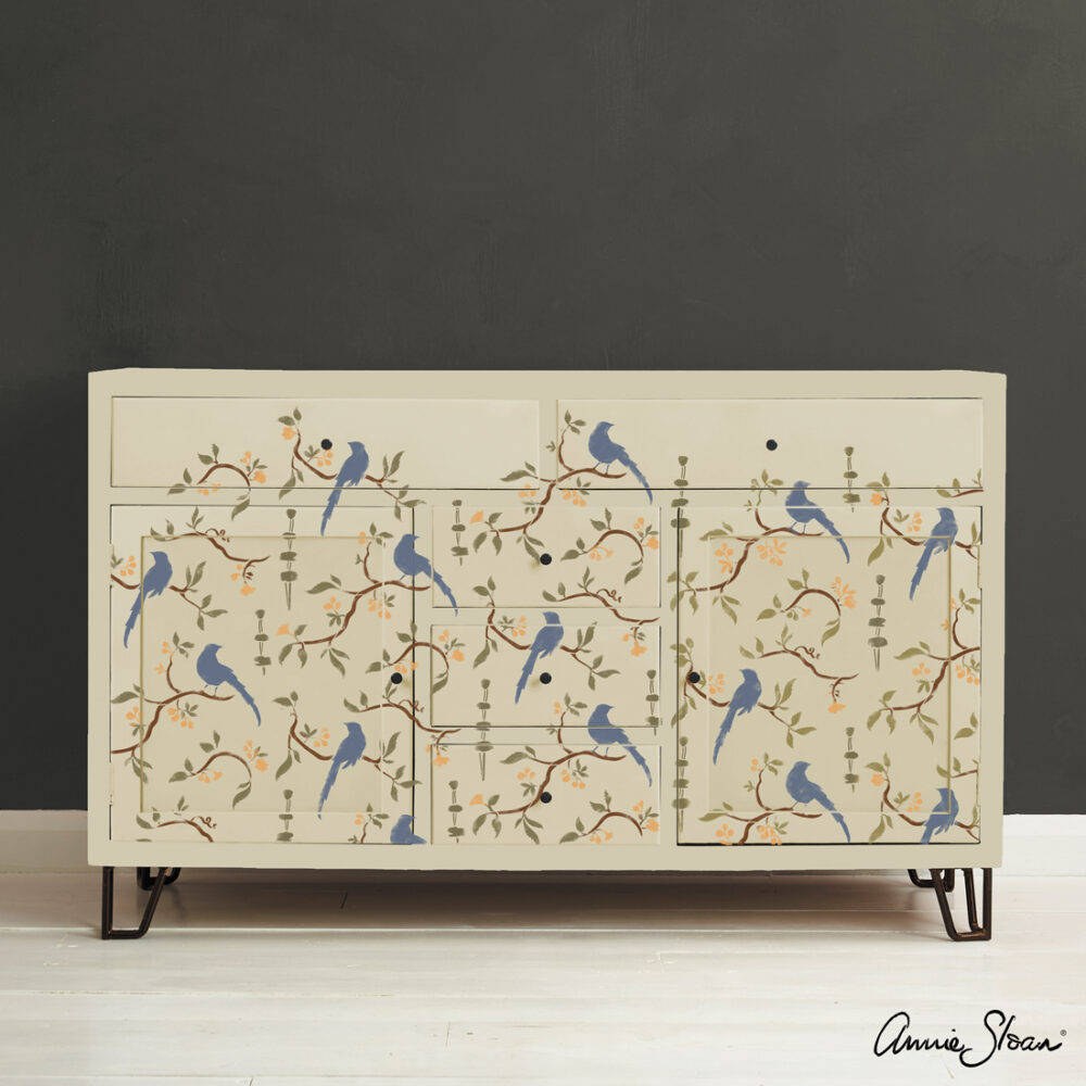 Șablon Annie Sloan Chinoiserie Birds - imagine 6