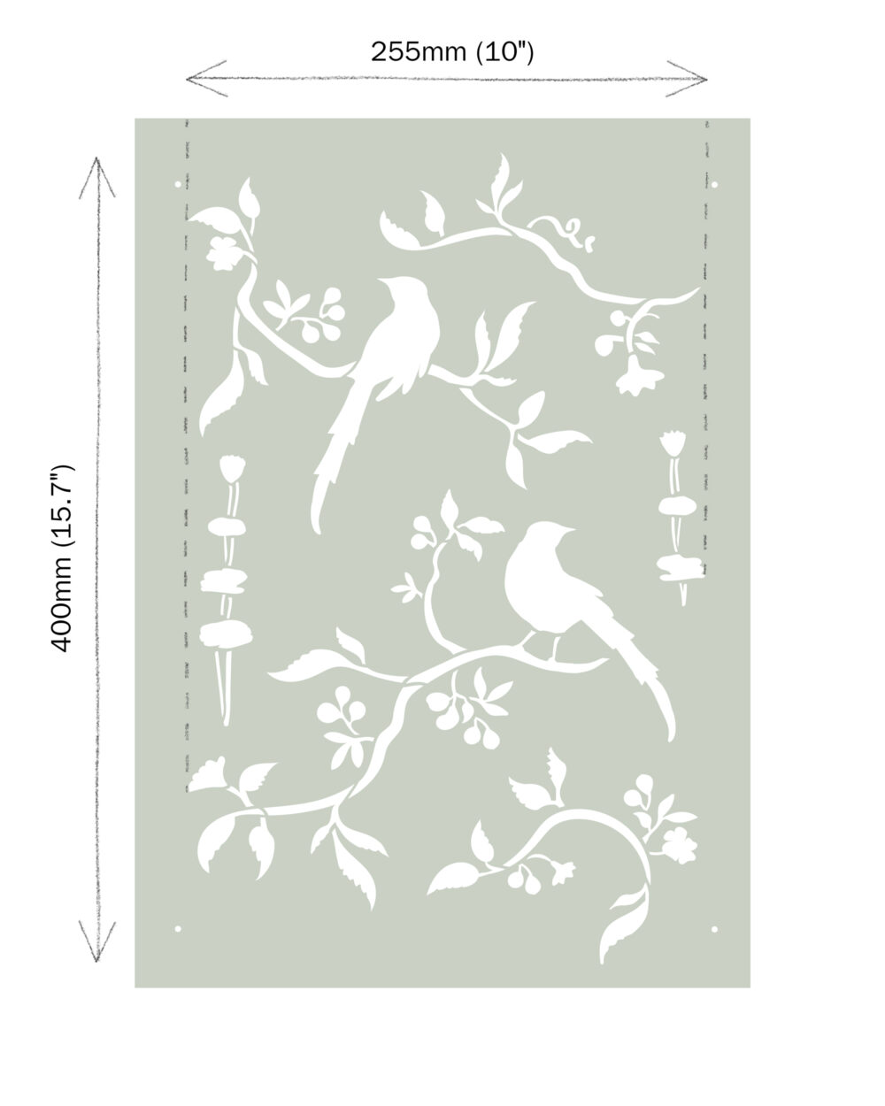 Șablon Annie Sloan Chinoiserie Birds - imagine 5