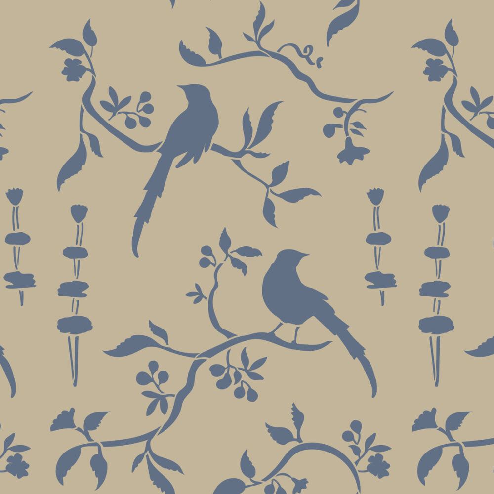 Șablon Annie Sloan Chinoiserie Birds - imagine 4