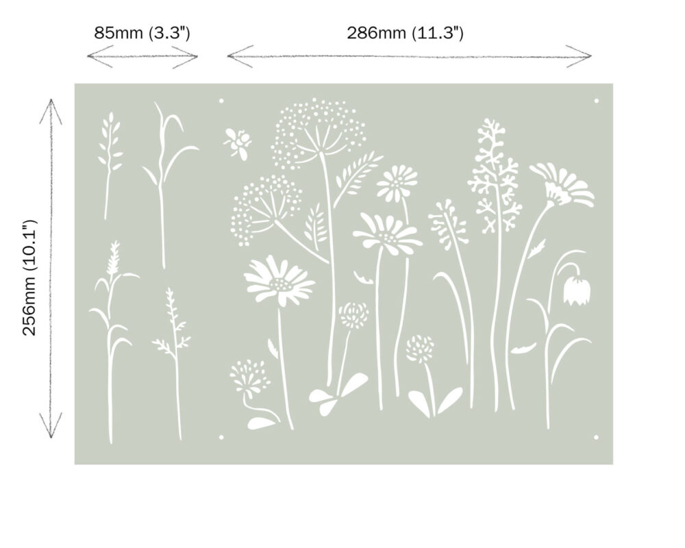 Șablon Annie Sloan Meadow Flowers - imagine 5