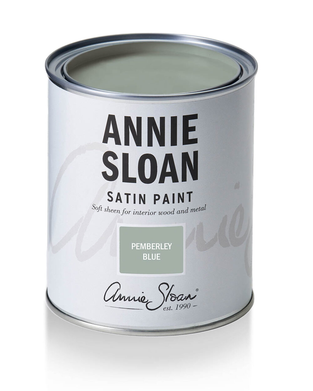 Annie Sloan Satin Paint – Pemberley Blue - imagine 4