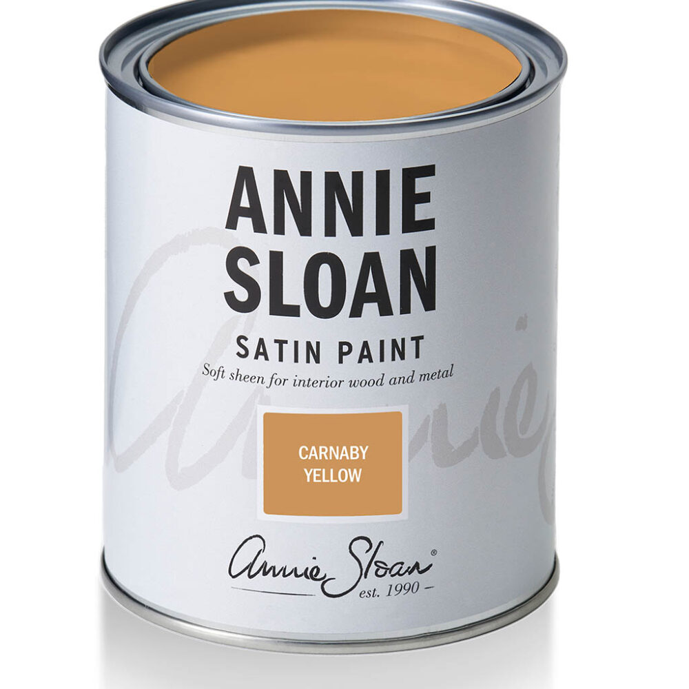 annie sloan satin paint 750 ml Carnaby yellow