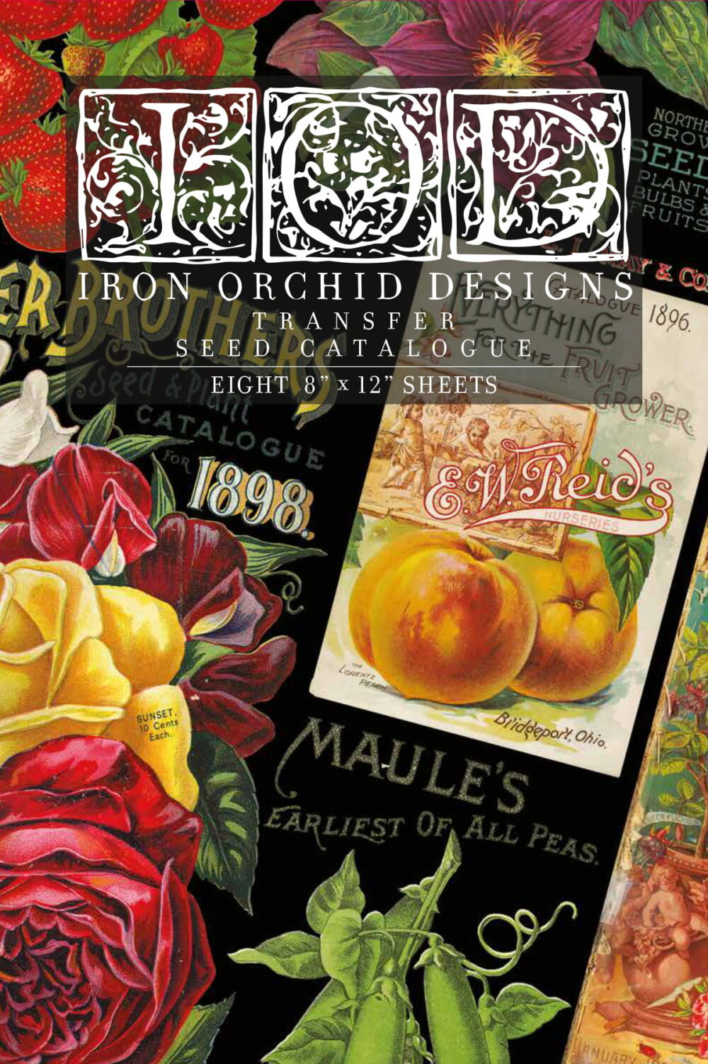 SEED – transfer decorativ – set de 8 pagini A4
