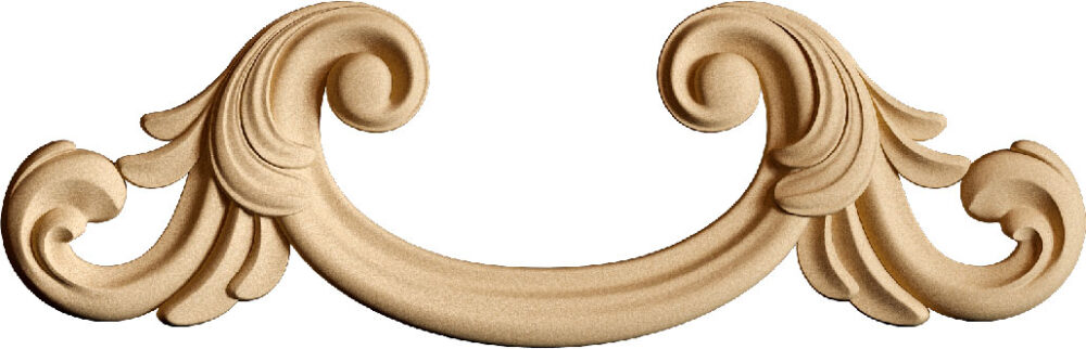 Ornament din lemn termoflexibil -  DU08150 15*5*1,3 cm