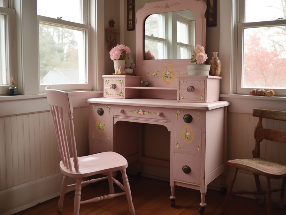 Petite Fleur Pink – IOD Paint Inlay – set 4 pagini A3 – Nou (Ediție Limitată) - imagine 4