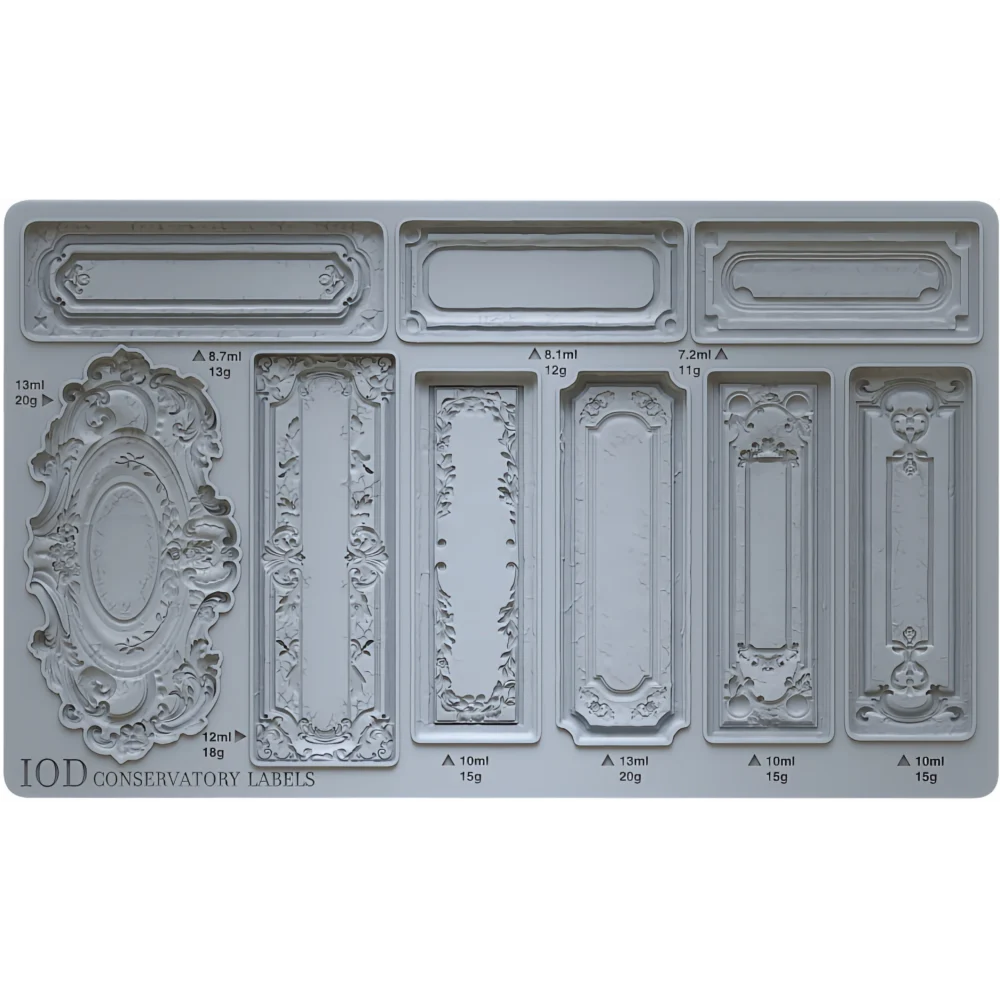 IOD mulaj decorativ conservatory labels