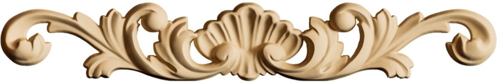 Ornament din lemn termoflexibil -  DC2502 25*4*1,3 cm