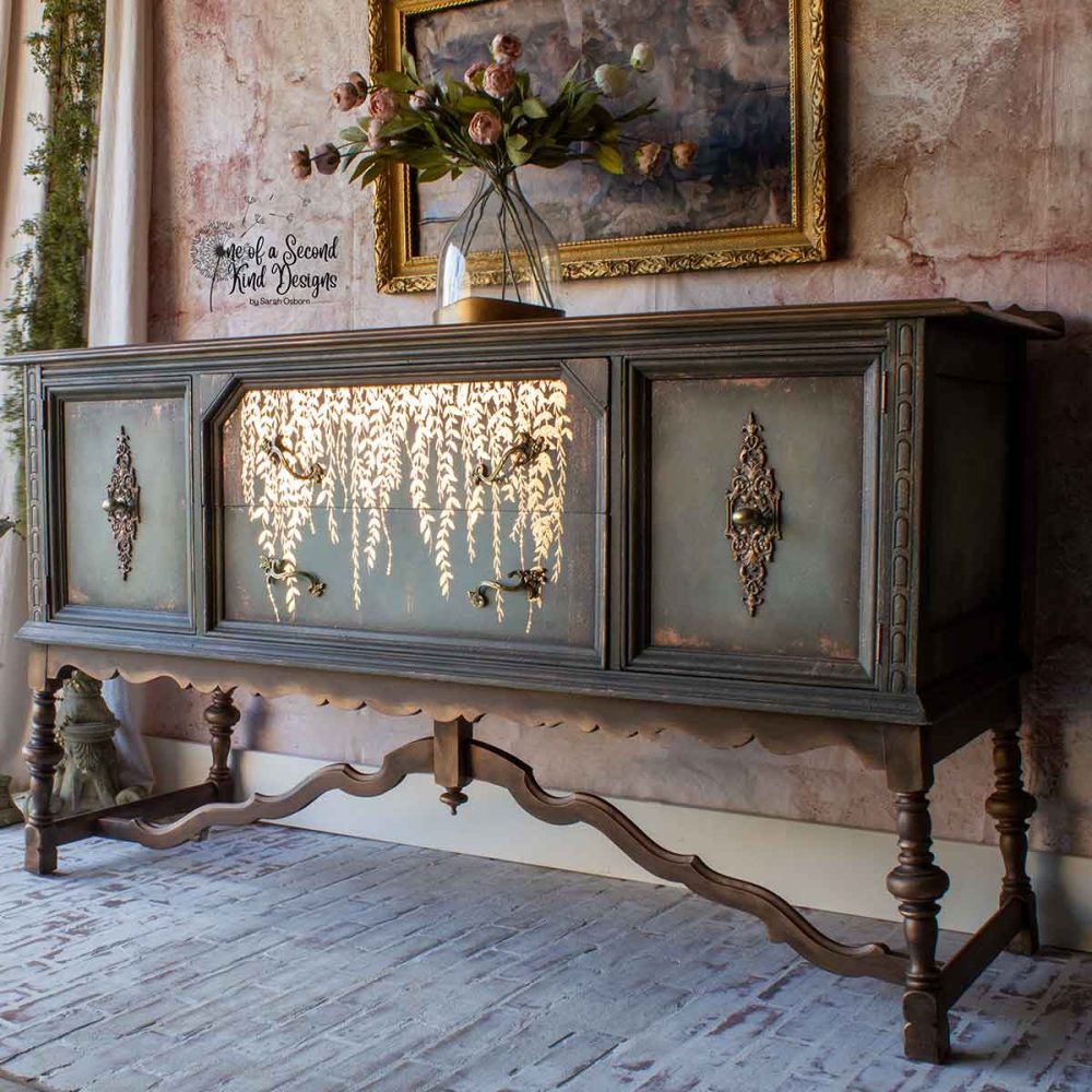 transfer decorativ auriu kacha design in the field