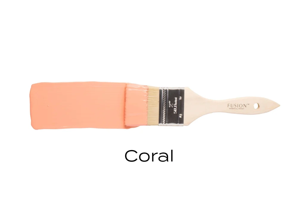 fusion mineral paint coral tester