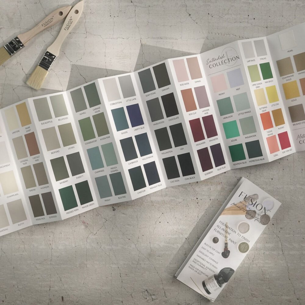 fusion mineral paint Paletar de culori reale