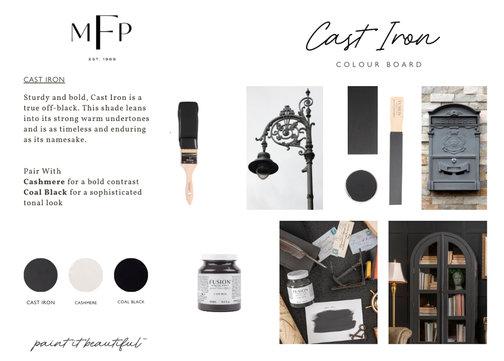 vopsea fusion mineral paint Cast Iron