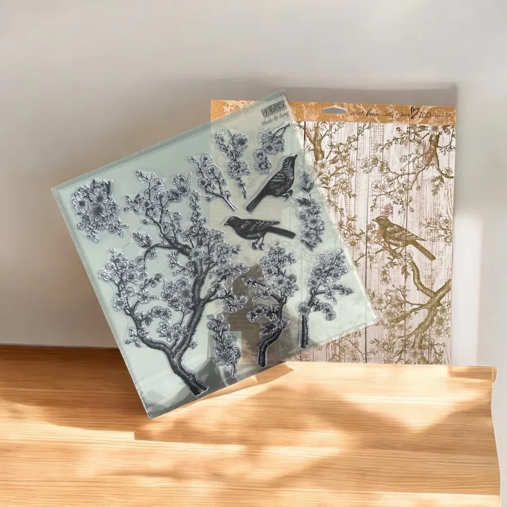 Shade & Song – ștampila decorativa IOD - Nou - imagine 3