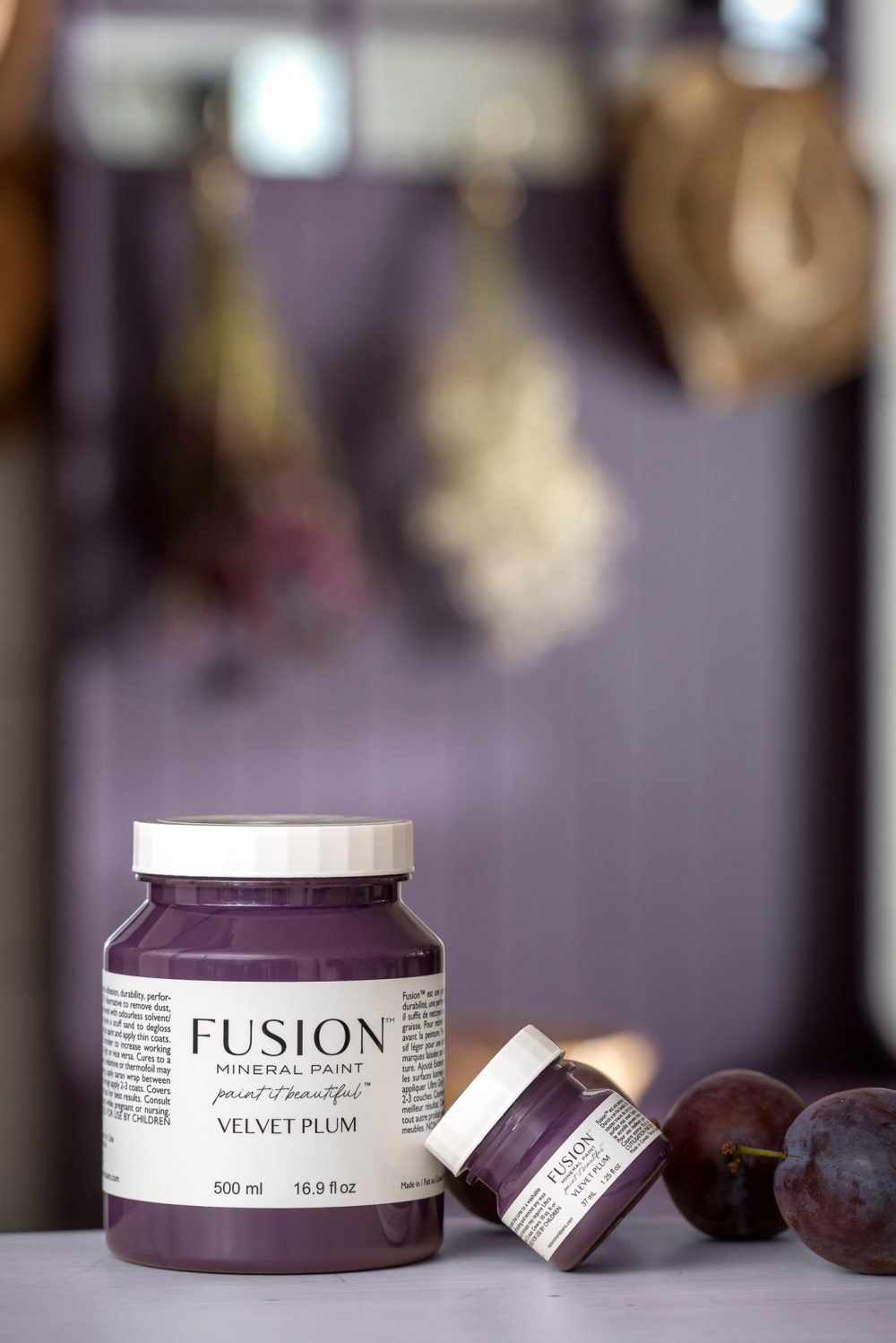 fusion mineral paint velvet plum vopsea