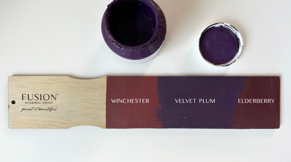 fusion mineral paint velvet plum vopsea
