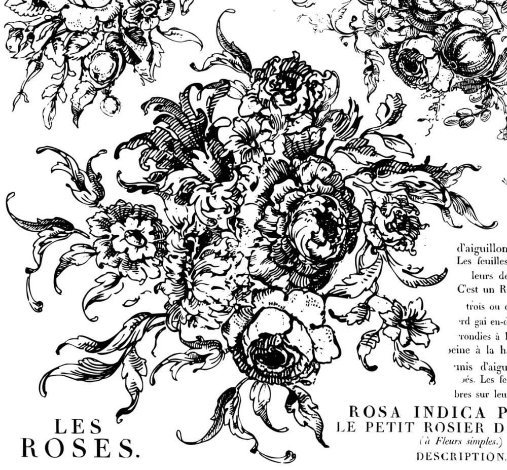 IOD stampila decorativa rose toile, modele florale dantelate