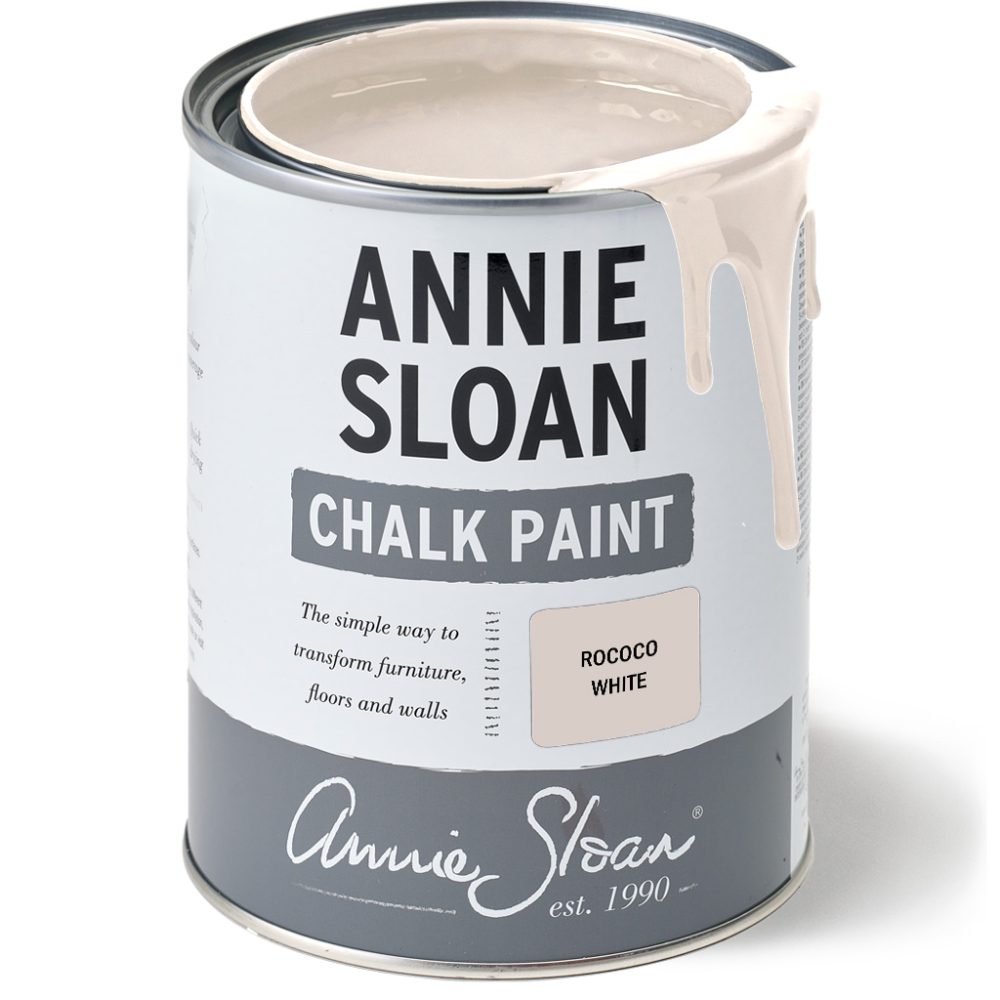 Annie Sloan chalk paint rococo white vopsea pentru mobila