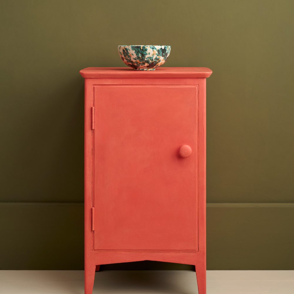 Annie Sloan chalk paint sandalwood red vopsea pentru mobila
