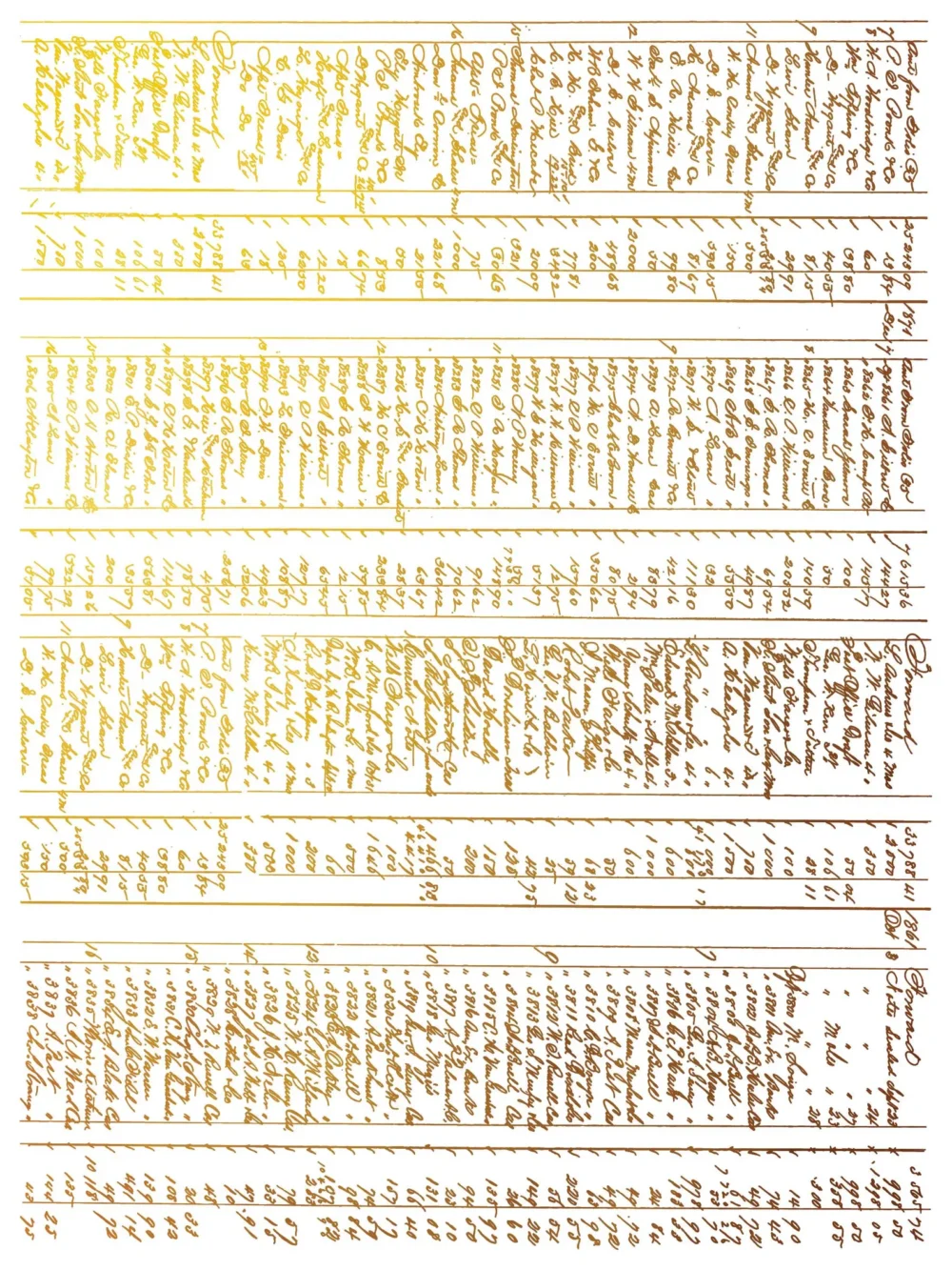 EMPORIUM – set transfer decorativ cu folie aurie – 8 pagini A3 - Nou