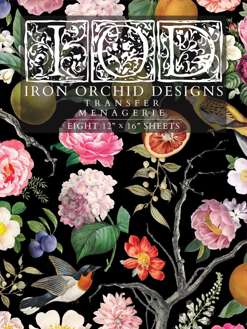 MENAGERIE IOD TRANSFER decorativ motive florale