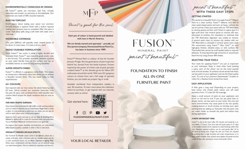 Paletar Culori - Fusion Mineral Paint - Imprimat - imagine 2