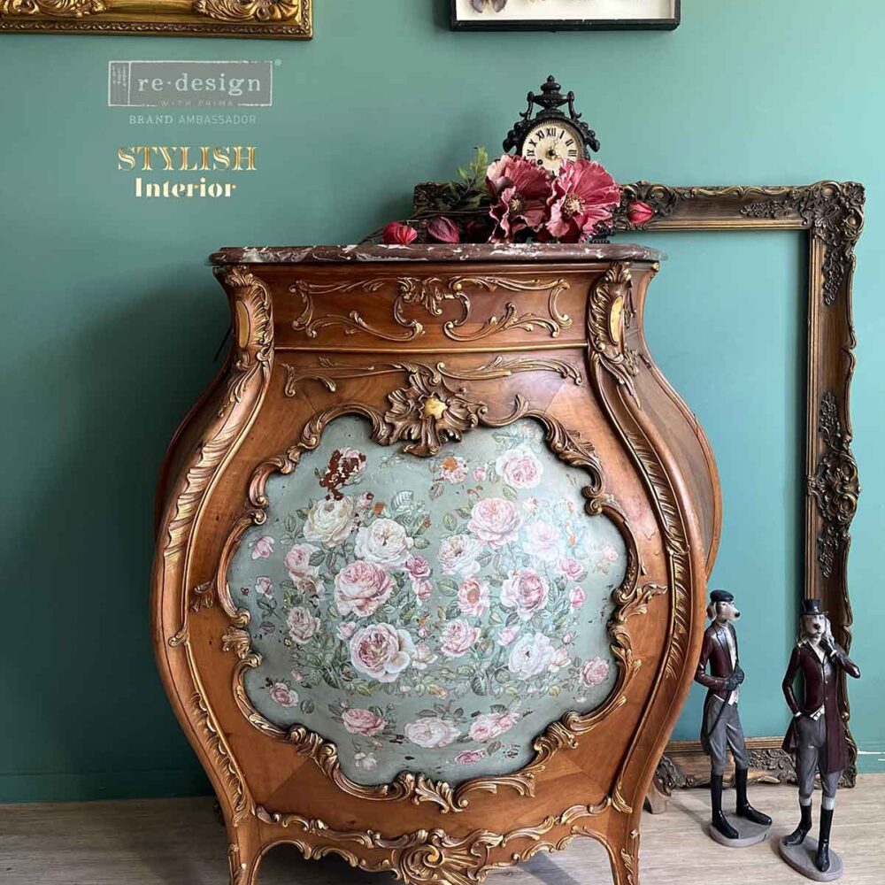 transfer redesign Blush Blossoms trandafiri romantice