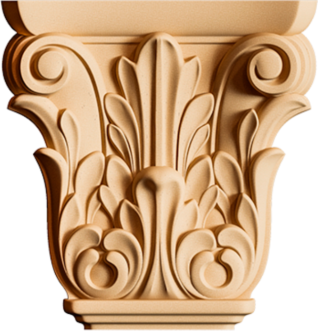 decorațiune termoflexibila KPM01, model capitel