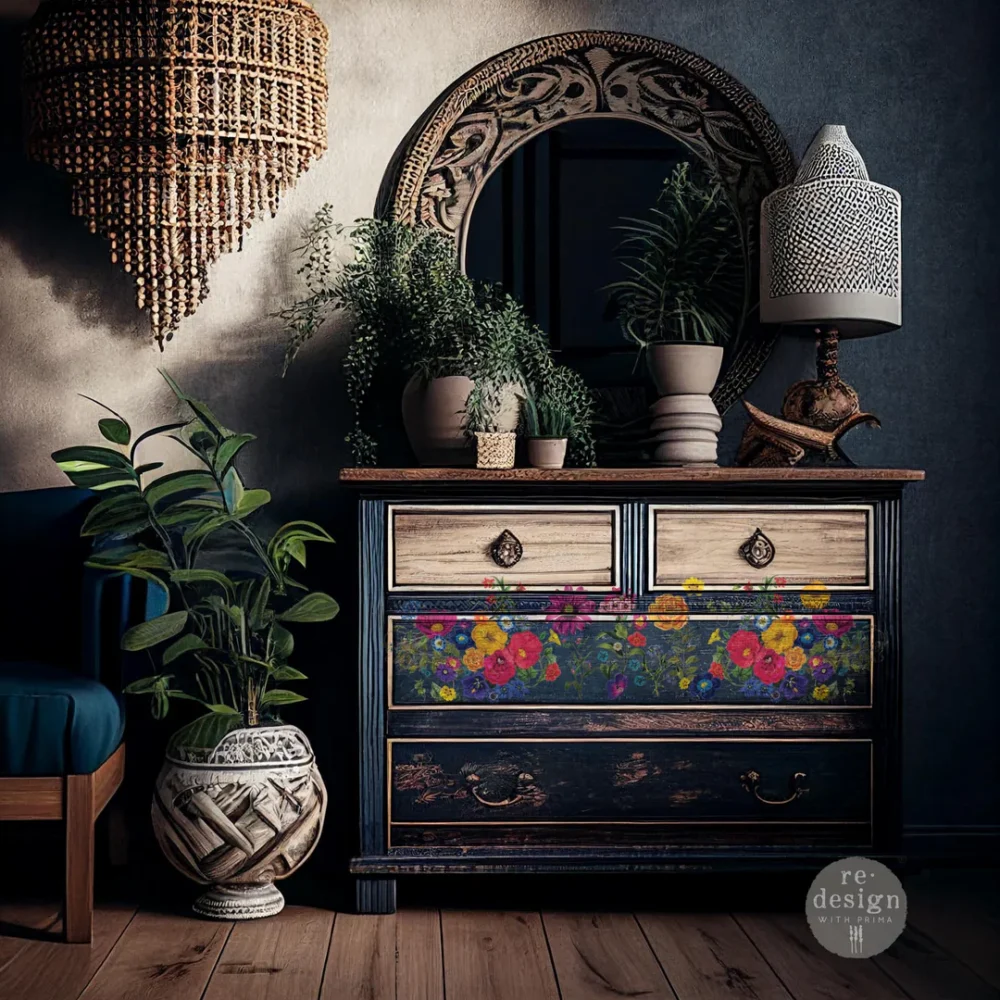 Redesign - Transfer Decorativ - Floral Kiss A4