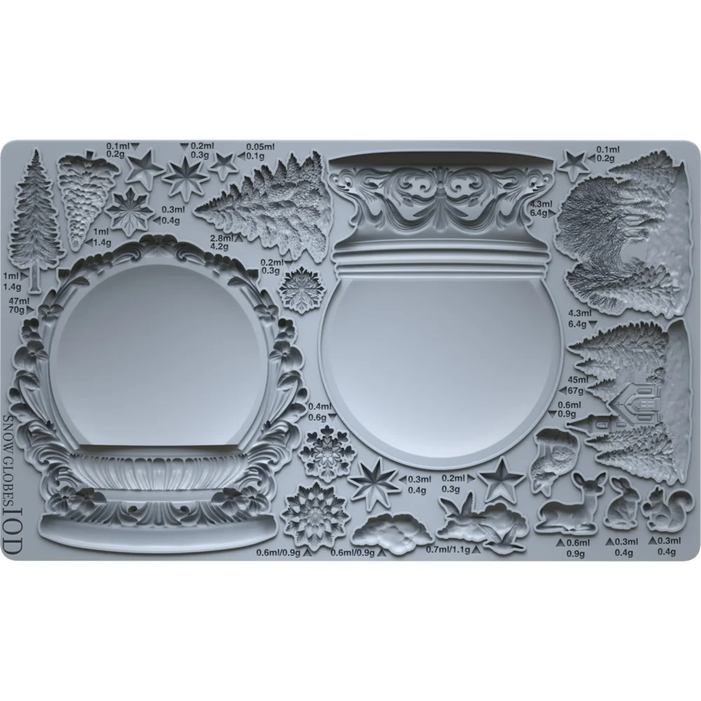 mulaj decorativ iod snow globes iron orchid designs