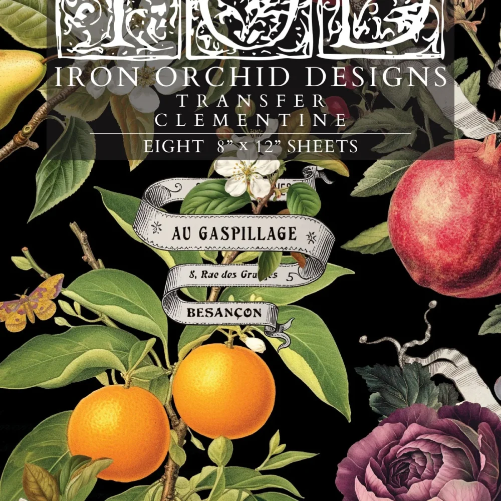 iod transfer decorativ clementine