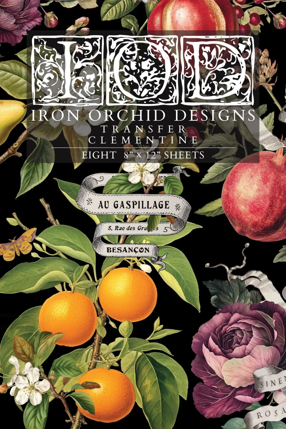 iod transfer decorativ clementine