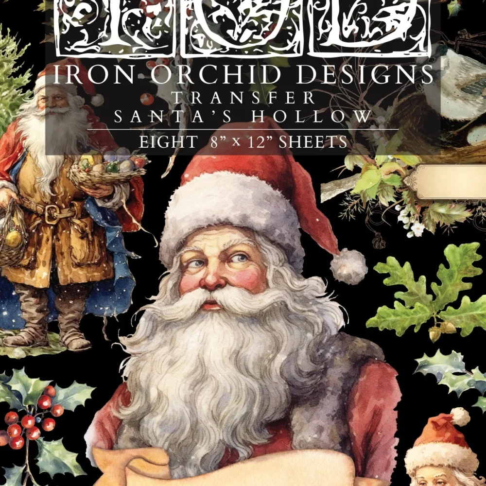 2025 - Santa's Hollow – set transfer decorativ IOD