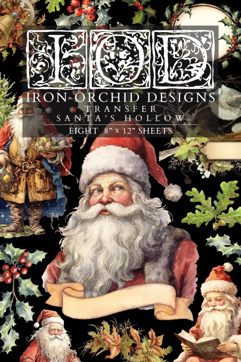 2025 - Santa's Hollow – set transfer decorativ IOD