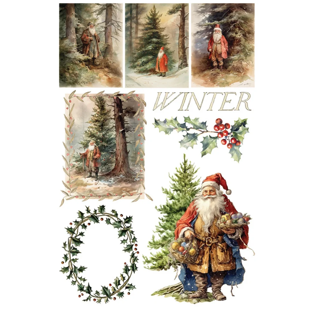2025 - Santa's Hollow – set transfer decorativ IOD