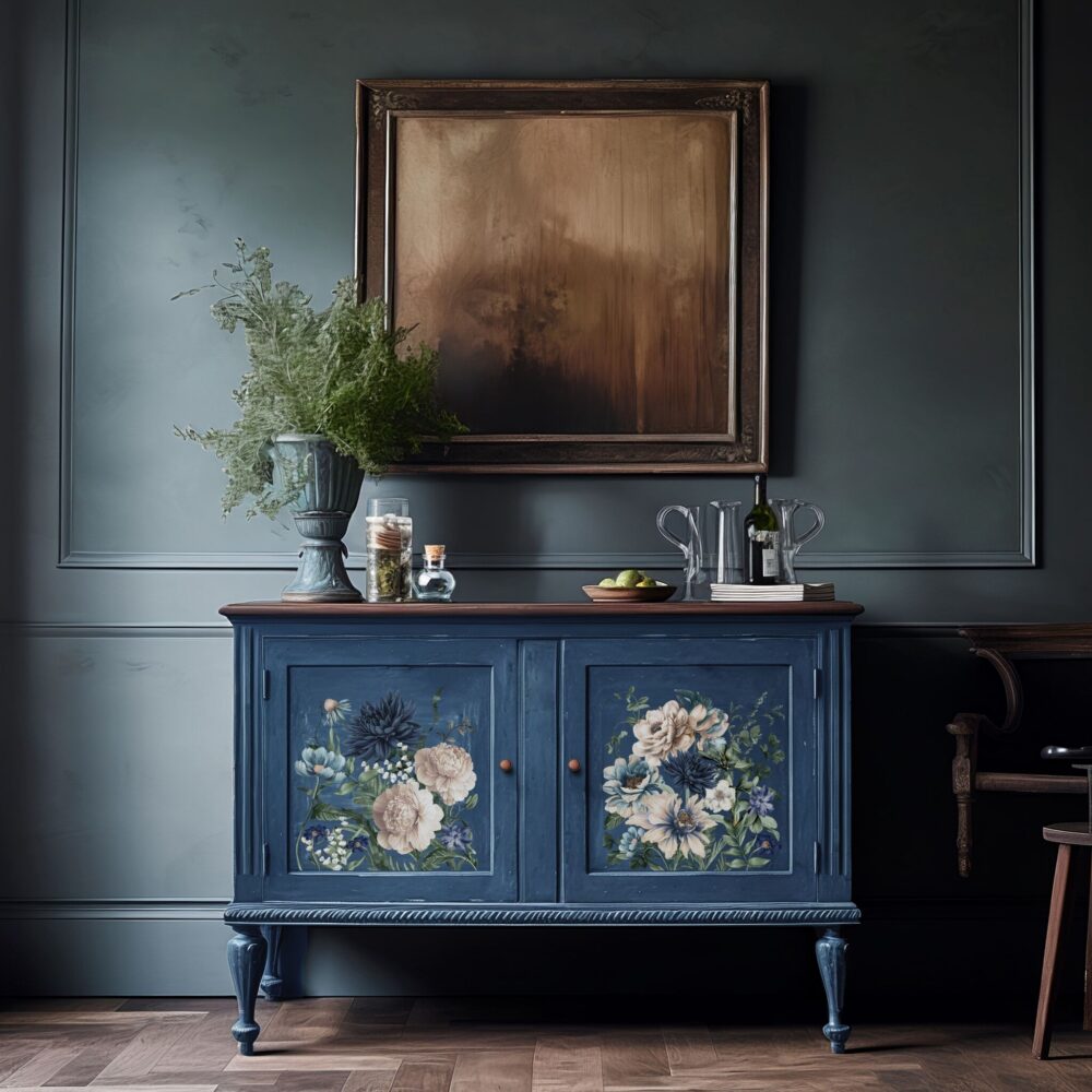 Redesign – Decor Transfer – Cerulean Blooms