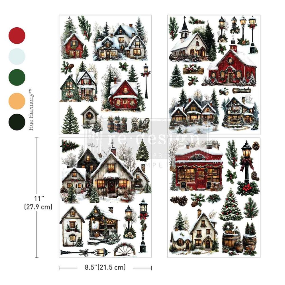 Redesign - Transfer Decorativ - Village of Wonder A4