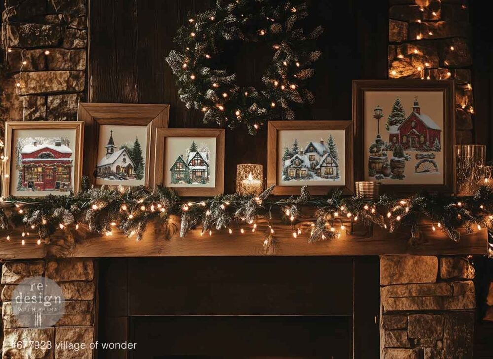 Redesign - Transfer Decorativ - Village of Wonder A4