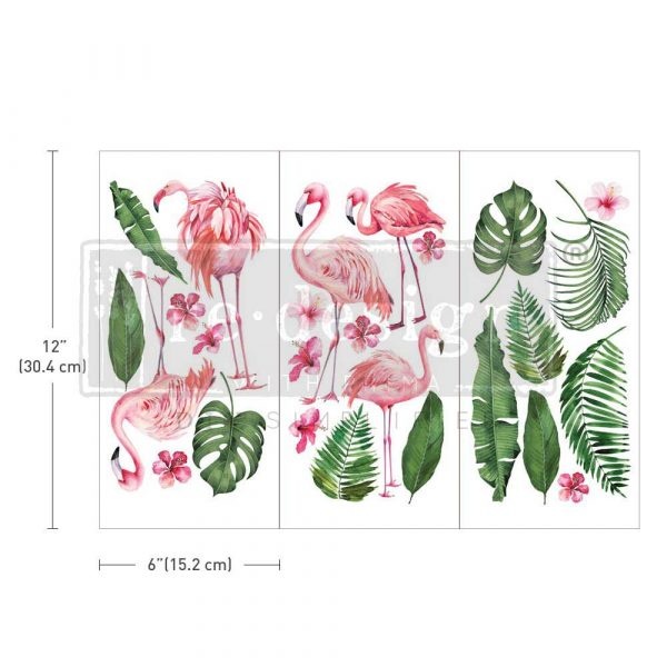 Flamingo Pink transfer decorativ redesign