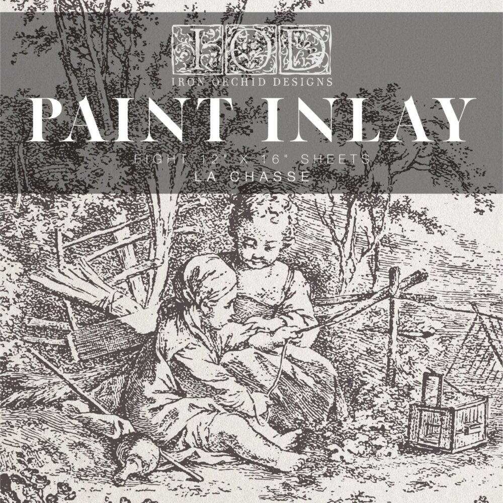 iod paint inlay La Chasse