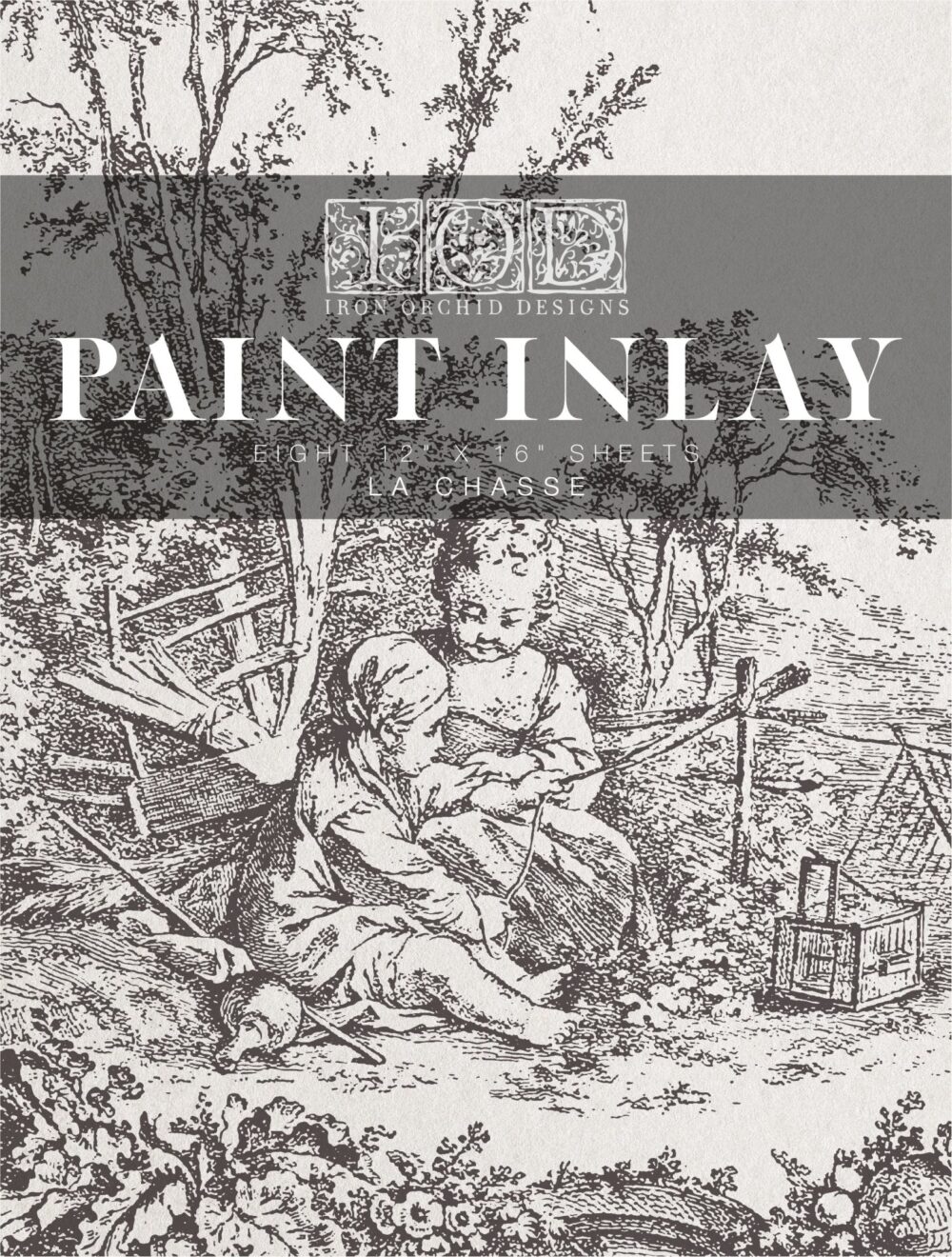 iod paint inlay La Chasse