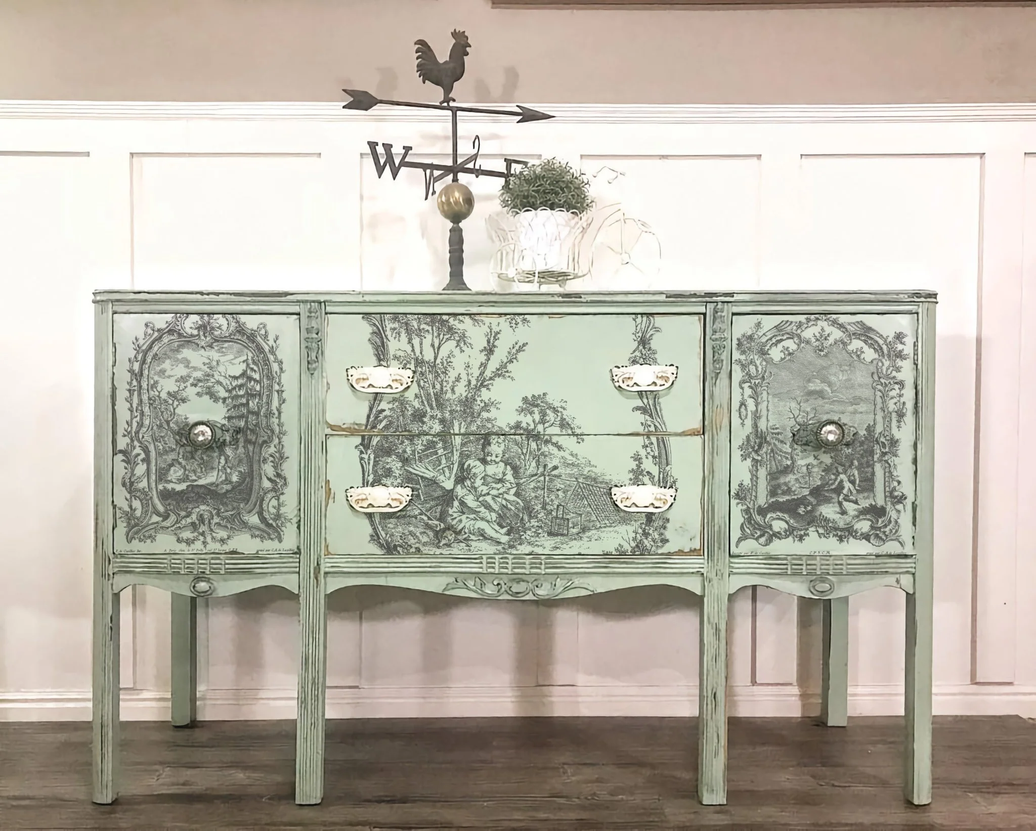 iod paint inlay La Chasse