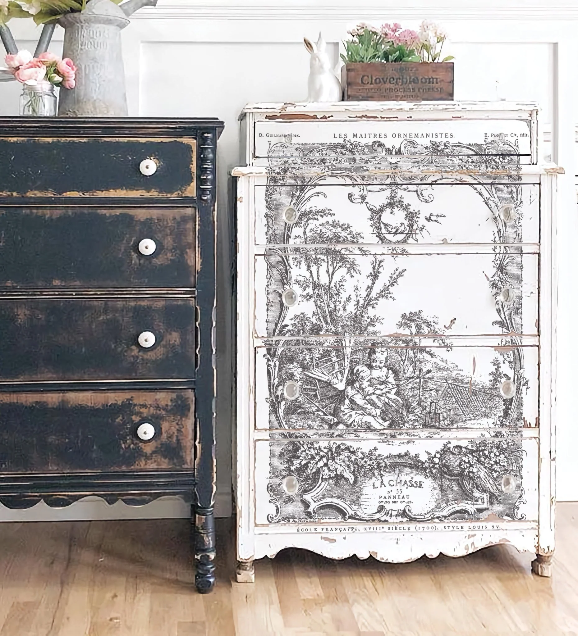 iod paint inlay La Chasse