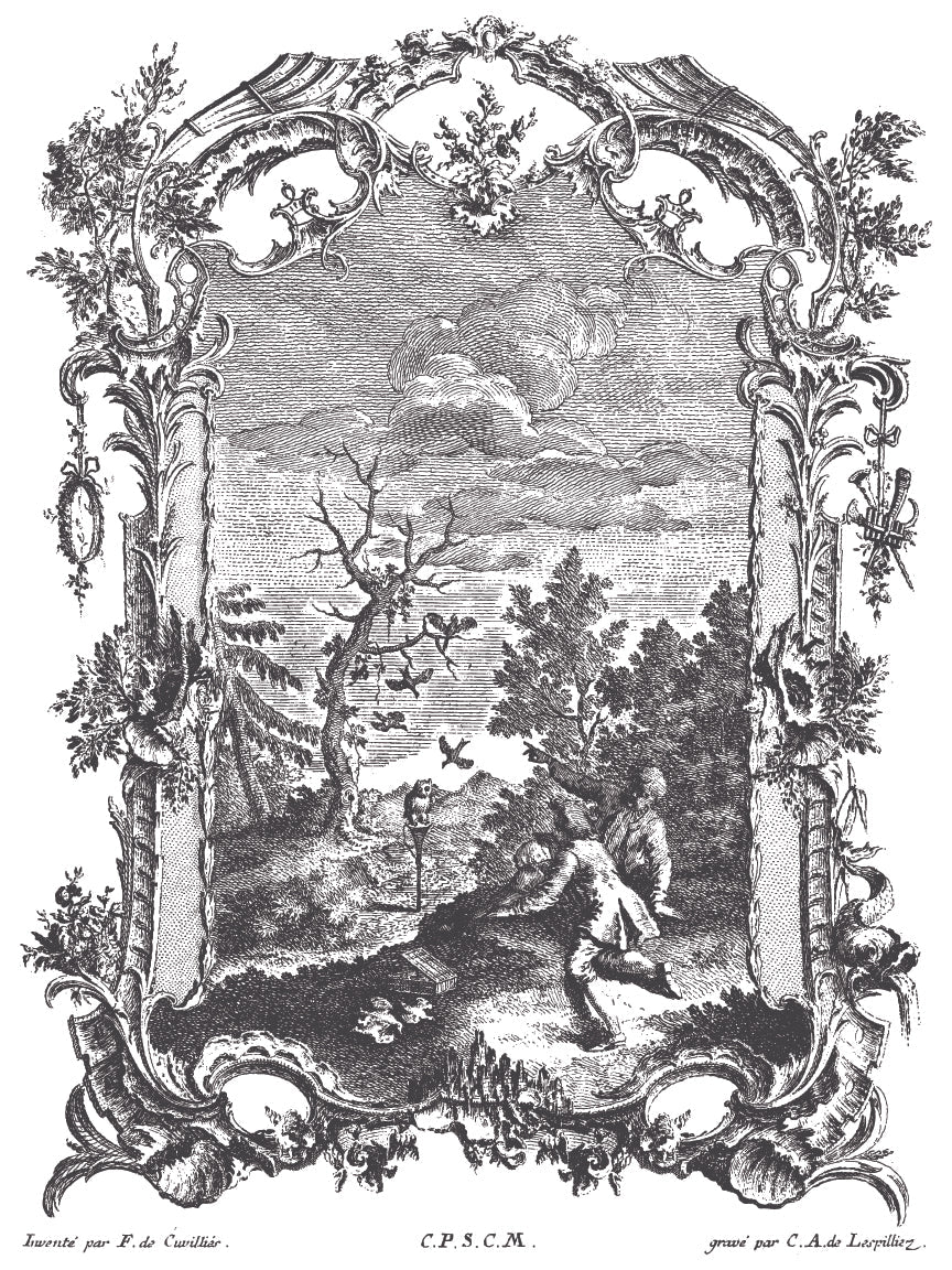 iod paint inlay La Chasse