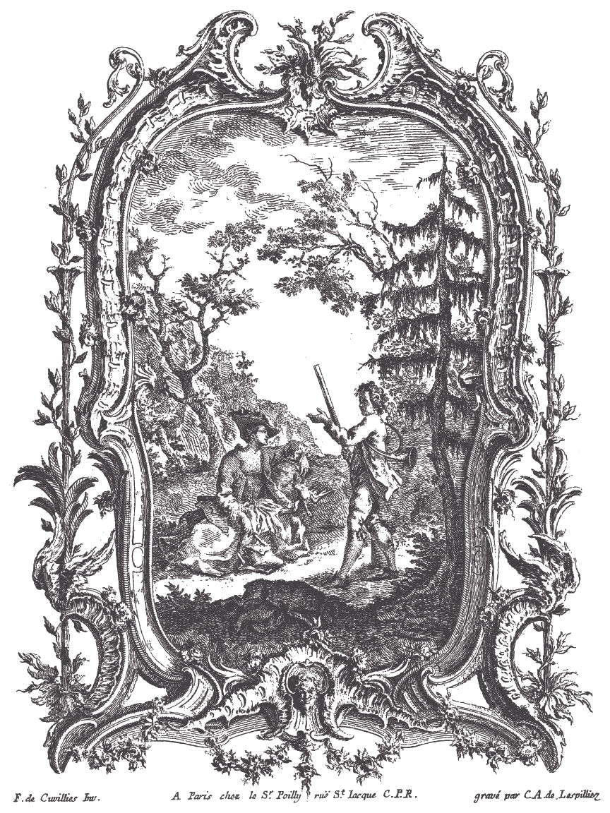 iod paint inlay La Chasse