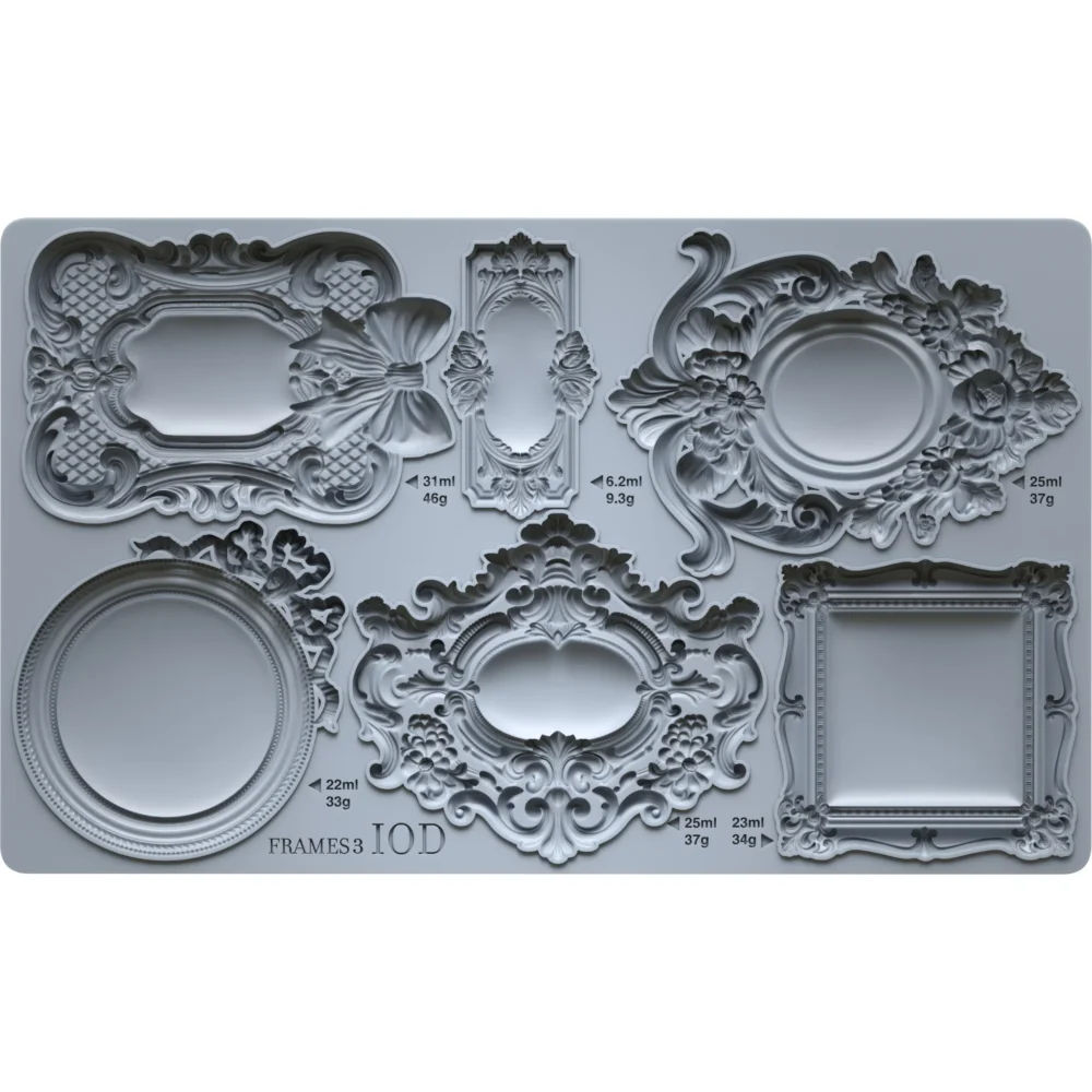 iod mulaj decorativ frames 3, model cu rame detaliate in stil baroc