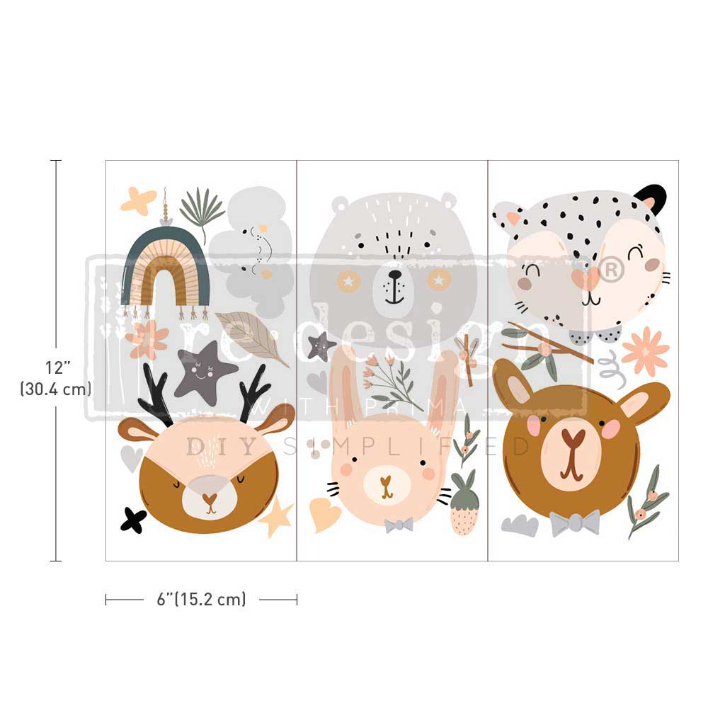 Redesign - Transfer decorativ - Boho Critter
